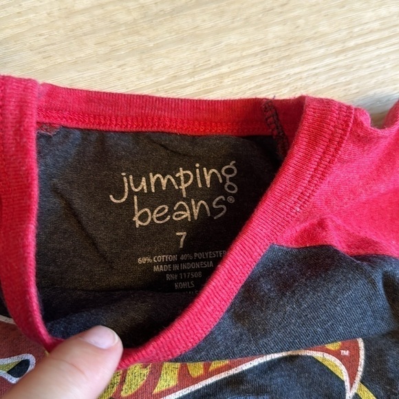 Hot Wheels long sleeve tee size 7 - Picture 2 of 2